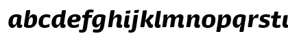 Dancer Pro Black Italic Lowercase Preview