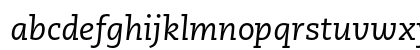 PMN Caecilia LT 56 Italic Lowercase Preview