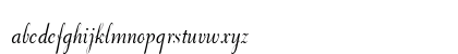 Dorchester Script MT Std Regular Lowercase Preview