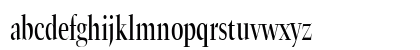 HornCondensed Normal Lowercase Preview
