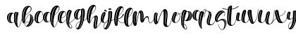 Melisha Regular Lowercase Preview