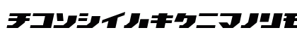 TGR 3.0 J Italic Lowercase Preview