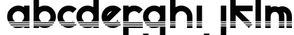 adidog 3 stripe DEMO Regular Lowercase Preview