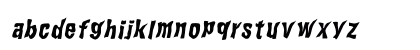 WILD2 Ghixm NC Bold Italic Lowercase Preview