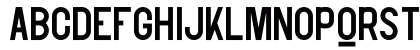 Montelgo Sans Serif Regular Lowercase Preview