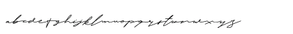 Symponi Regular Lowercase Preview