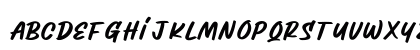 Awesome Brusher Regular Lowercase Preview