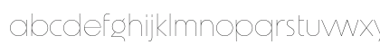 Unigeo64 Trial Thin Regular Lowercase Preview