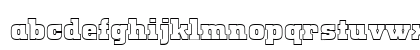 Odin Becker Outline Regular Lowercase Preview