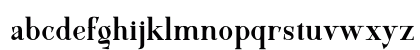 Motzeda Regular Lowercase Preview