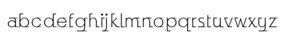 Odyssee ITC Light Regular Lowercase Preview