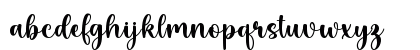 Miranda Regular Lowercase Preview