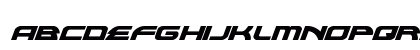 Alexis Bold Italic Lowercase Preview