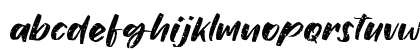 Bulkies Regular Lowercase Preview