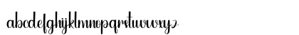 Upright Regular Lowercase Preview