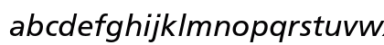 Frutiger LT 56 Italic Preview
