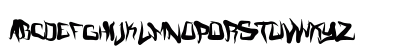 FM Creep Mode Regular Lowercase Preview