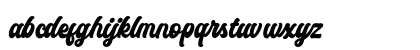 Blantik Regular Lowercase Preview
