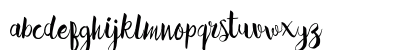 Hellena Script Regular Lowercase Preview