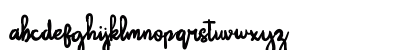 Hikata Regular Lowercase Preview