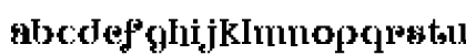 Bleo Medium Lowercase Preview