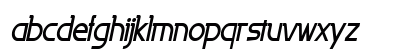 PersiaCondensed BoldItalic Lowercase Preview