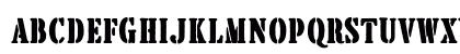 Brother Garage Serif Rough Lowercase Preview