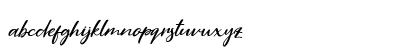 Purple Pen Regular Lowercase Preview
