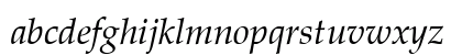 Palermo Italic Lowercase Preview