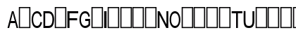 tungfont zodiac 5 Regular Lowercase Preview