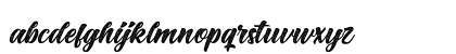 Big Blue Rough Rough Lowercase Preview