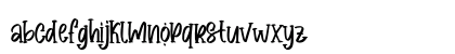 Minnimallisstic Font Regular Lowercase Preview