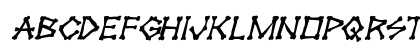 xBONES Rough Italic Italic Preview