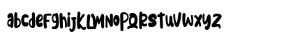Meoowly Regular Lowercase Preview