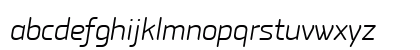 PF Isotext Pro Light Italic Lowercase Preview