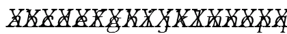 JMH Typewriter mono Fine Cross Italic Preview