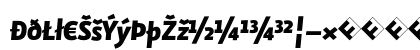 Eureka Sans Black Italic Exp Lowercase Preview