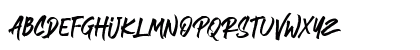 Brushlie Solid Demo Regular Lowercase Preview
