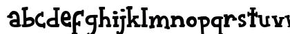 Snowflakes Regular Lowercase Preview