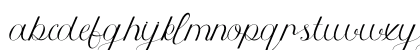 Athenia Regular Lowercase Preview
