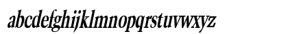HornCondensed BoldItalic Lowercase Preview
