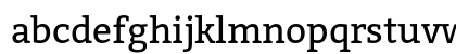 Bitter Regular Lowercase Preview