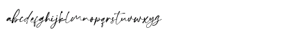 Theloved Regular Lowercase Preview