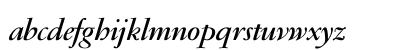 PF Garamond Classic Bold Italic Lowercase Preview