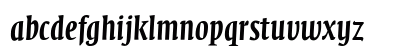 QuadraatDis SemiBold Italic Lowercase Preview