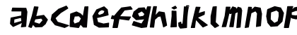 BullerBuPapercut Bold Italic Preview