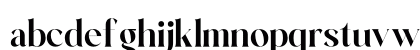 Brilge Relfast Regular Lowercase Preview