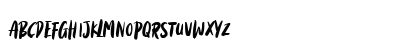Black Torch Regular Lowercase Preview