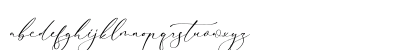 Bidalari Hearter Regular Lowercase Preview