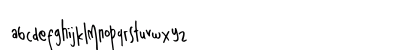Stephanie Regular Lowercase Preview